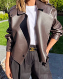 Kožená bunda Chocolate Simi