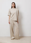 Beige kalhoty Alessia