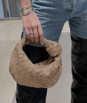 Kabelka Maya suede beige mini
