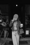 Kožená bunda Cognac Simi