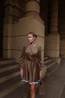 Mini dress Bronze Velvet