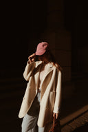 Nude boyfriend jacket