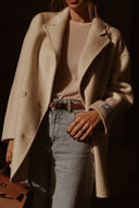 Nude boyfriend jacket