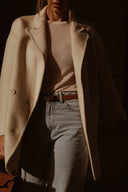 Nude boyfriend jacket