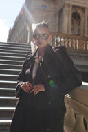 Suede trench Chocolate