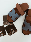 Leather summer shoes Hairley Denim