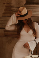 Petite nude maxi dress Ibiza