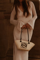 Petite nude maxi dress Ibiza