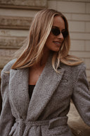 Oversized jacket Grey teddy