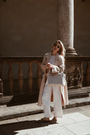 Vlněný kabát ICON ivory