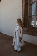 Vlněný kabát ICON ivory