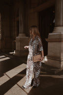 Leopard shirt Satin Moja