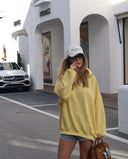 Žlutá Girls Club mikina