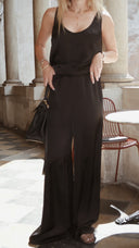 Satin top Noir Grace Black