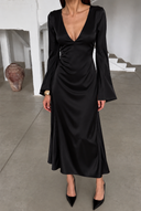Satin šaty Classy