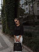 Satin top Emma Black