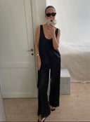 Satin top Noir Grace Black