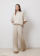 Beige kalhoty Alessia