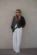 Leather jacket black Simi