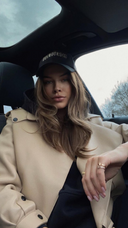 Kožená bunda BEIGE Simi