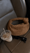 Kabelka Maya suede camel mini