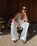 Satin pants Noir Grace cream
