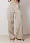 Beige kalhoty Alessia