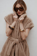 Moja Moja světlá vesta Faux Fur Mink