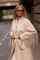 Cashmere kabát Tassel